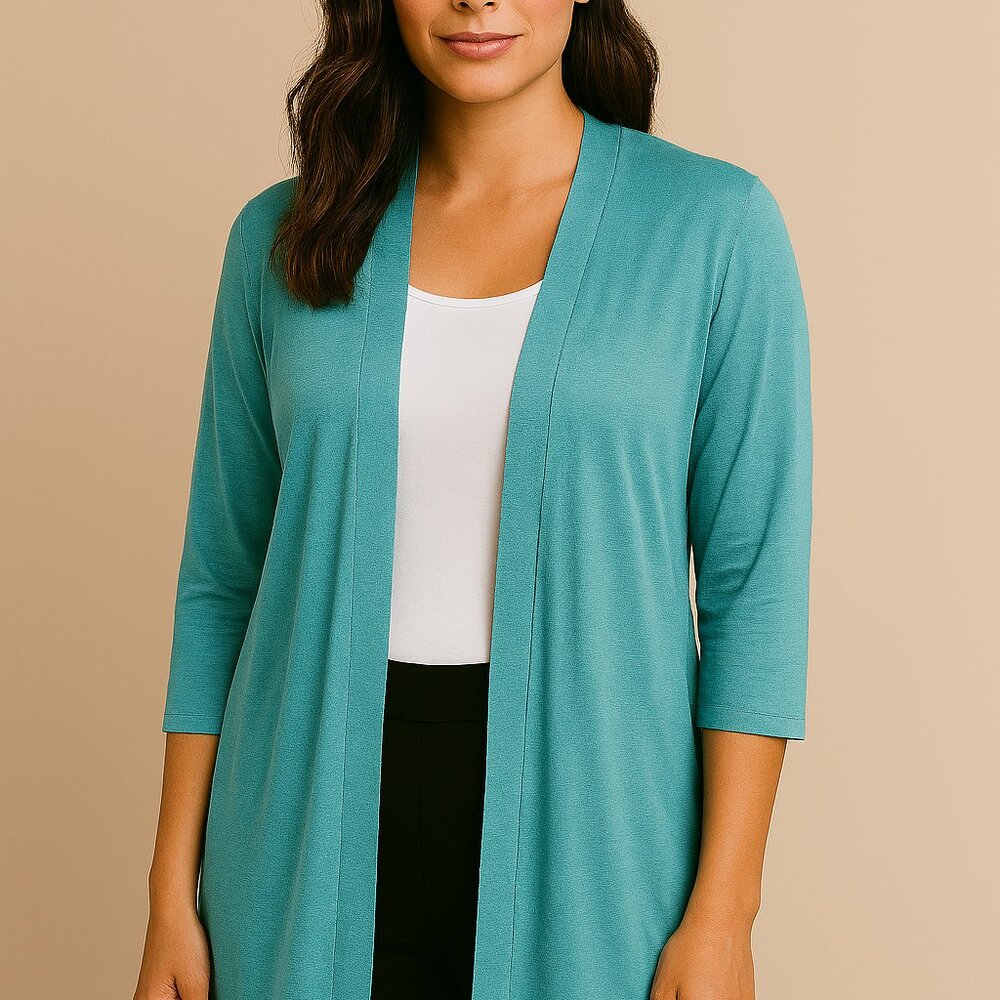 Chicos Blue Sweater NWT Size 2